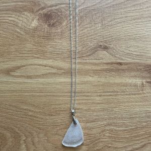 Sea Glass Necklace Clear Bottle Bottom